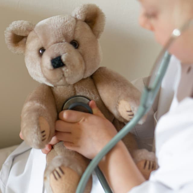 Stock footage of pediatric care